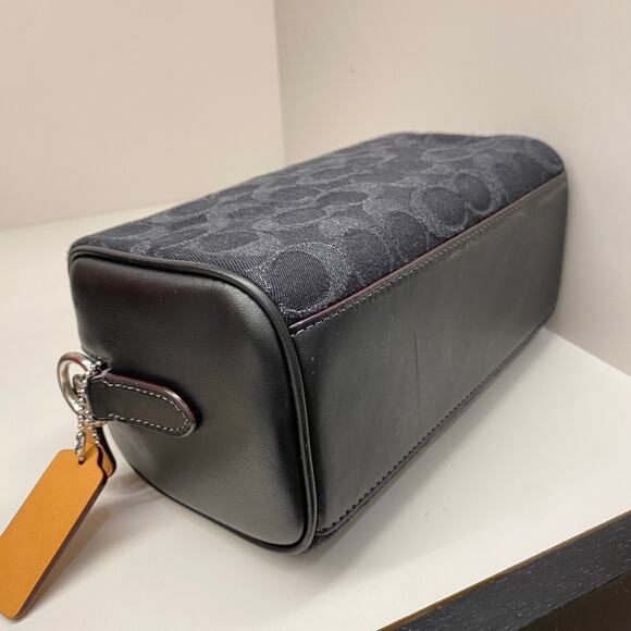 Coach Axel Crossbody In Signature Denim CO945 IN Silver/Black - Picture 5 of 11